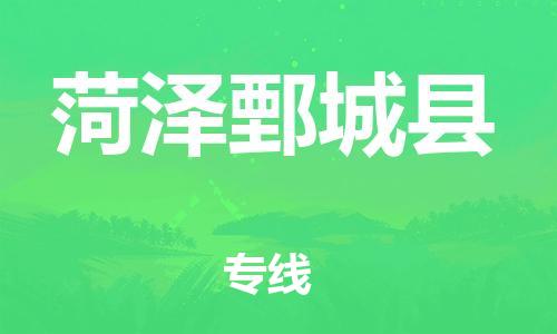 邯郸到菏泽鄄城县物流专线-物流专线市县闪送-送货上门